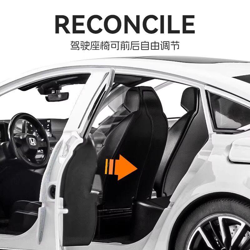 1:18 Honda Accord 10Th Gac Sports Sedan Alloy Metal Diecast Model Car Home Trendy Collect Desktop Display Ornament Birthday Gift