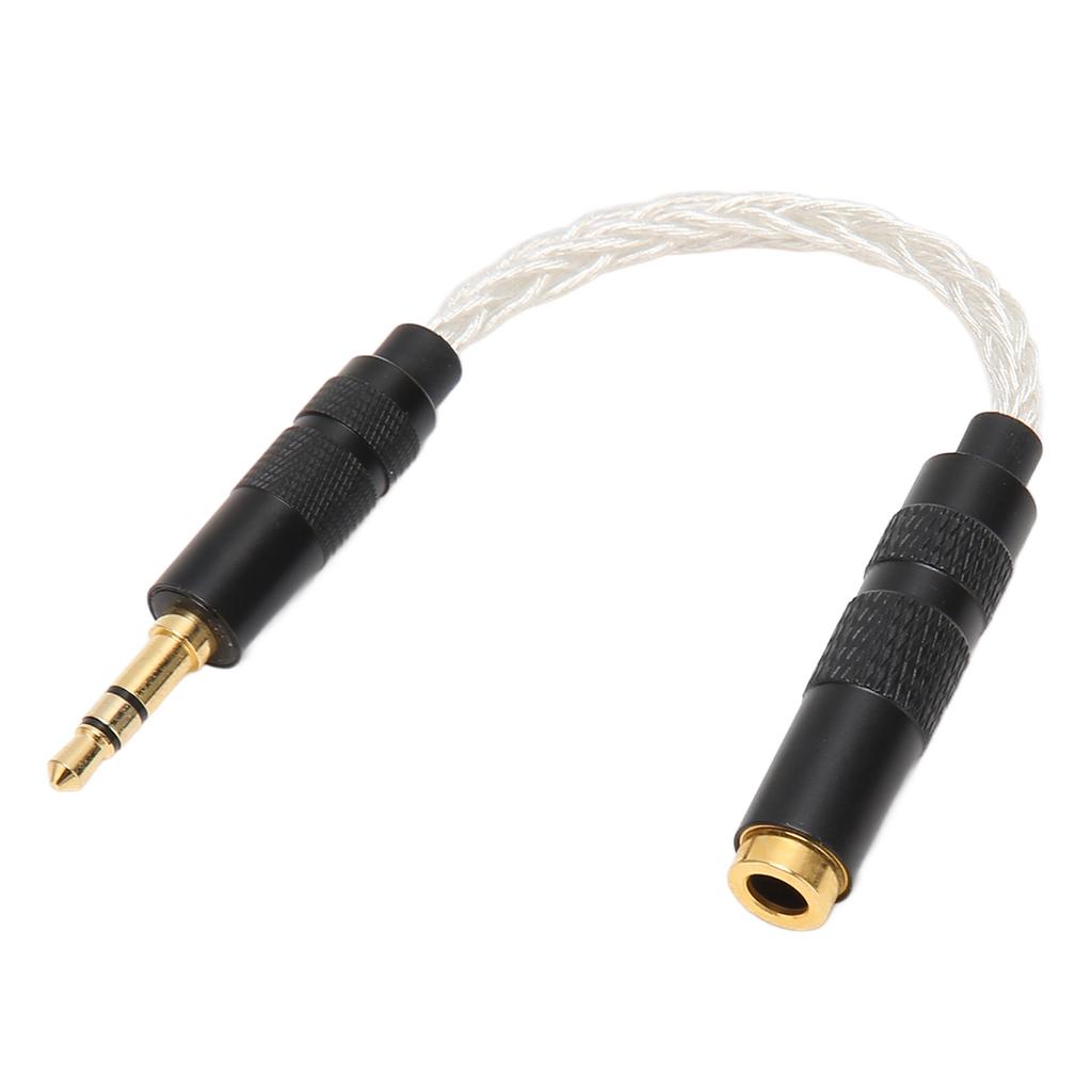 4.4mm Balanced Female To 3.5mm Stereo Male Adapter Cable Gold Plated Connectors Portable Headphone