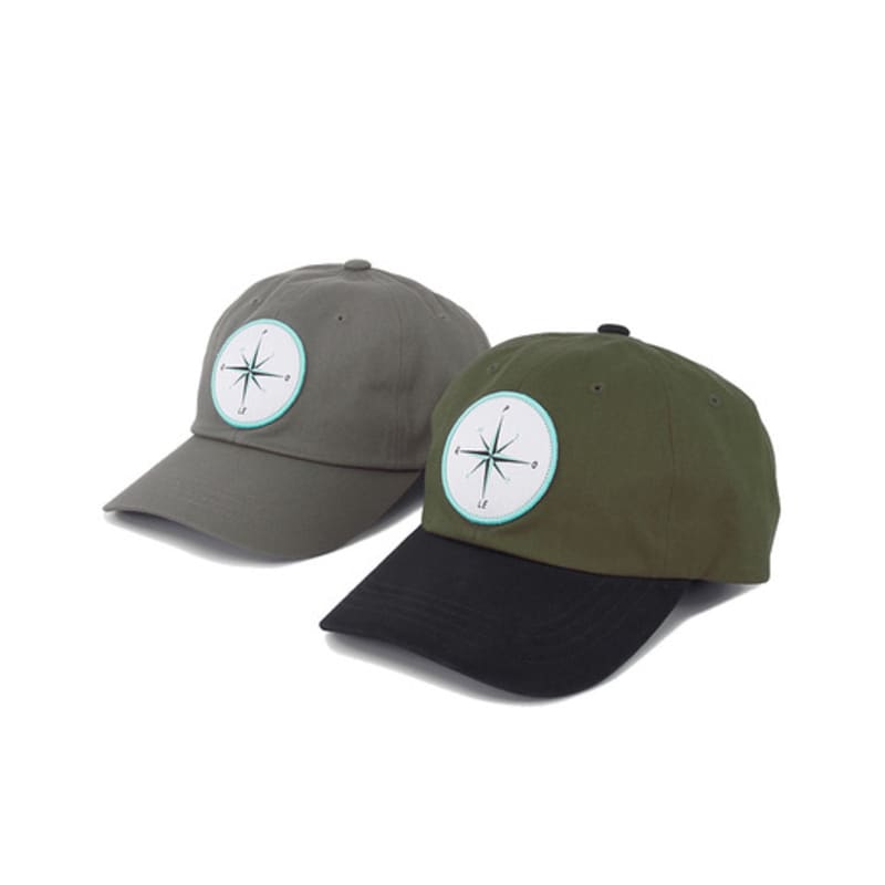POLERSTUFF COMPASS DAD HAT / OLIVE