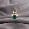 Green Onyx Gemstone 925 Sterling Silver Jewelry Handmade Ring For Wedding Gift RR-58-21