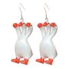 Stylish Drop Earrings Dangle Earring Goose with Three Heads Shape Keychain Necklace Perfect for Daily Life Parties Dates