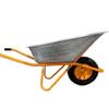 4 Wheel Steel Metal Wire Garden Wheelbarrow for Construction Industrial Building