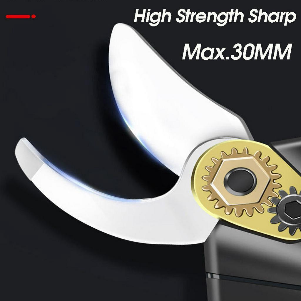 88V 800W Cordless Pruner Lithium-ion Pruning Shear Efficient Fruit Tree Bonsai Pruning Electric Tree Branches Cutter Landscaping