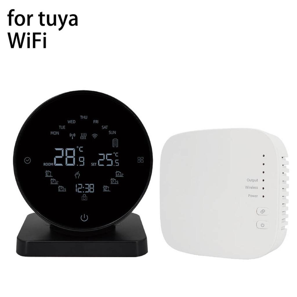WIFI Controlled Touch Screen Thermostat Offering Precise Temperature Management and Enhanced Usability Features