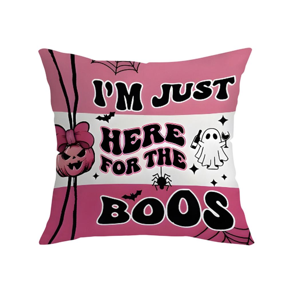 Halloween Festival Decoration Living Room Sofa Cushion Pillow Cover Offices Waist Pillow Cover (excluding Core)