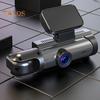 1080P Dash Cam Driving Recorder with Night Vision Loop Recording Wide-Angle Universal Easy to Install Dual Camera Dash Cam