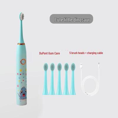DSK Kids Sonic Electric Toothbrush with Soft Bristles CN Plug (adapter Included)