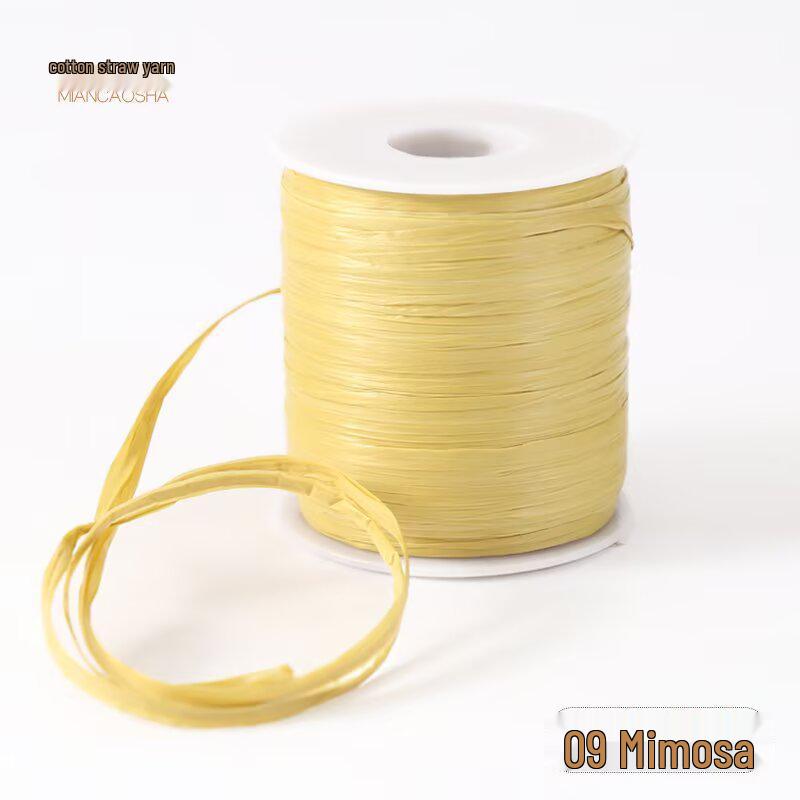 Raffia Baumwollgarn: Sommer handgefertigt DIY Strohhut & Häkeltasche Material