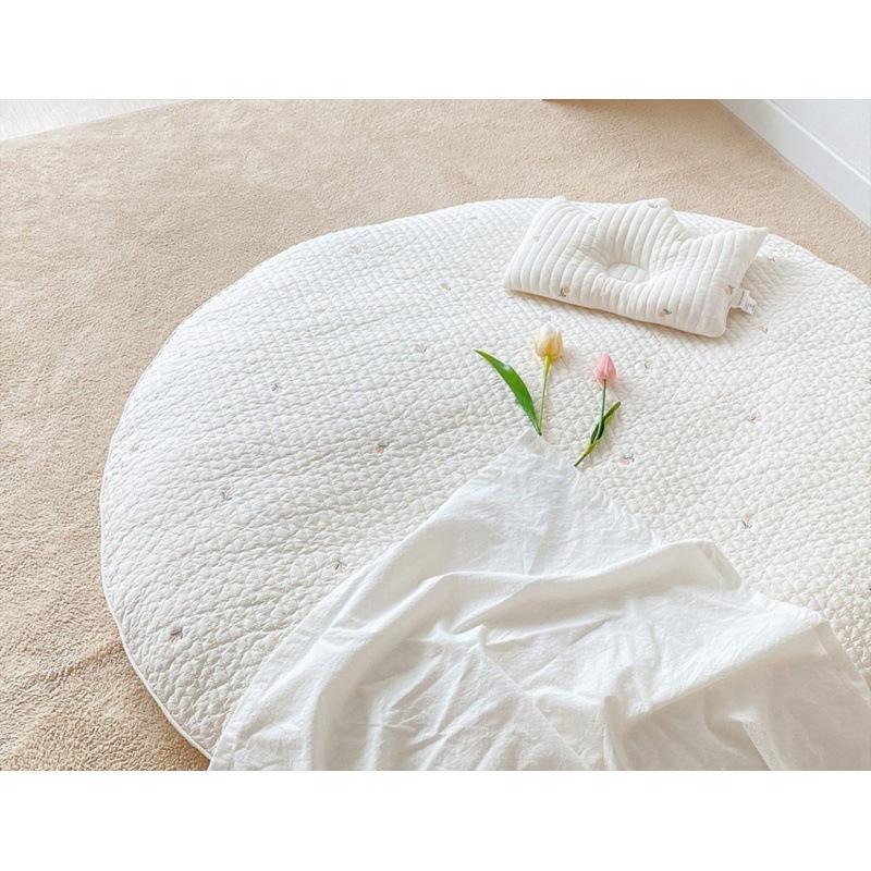 Washable Embroidered Baby Crawling Mat - Children's Play Tent Rug