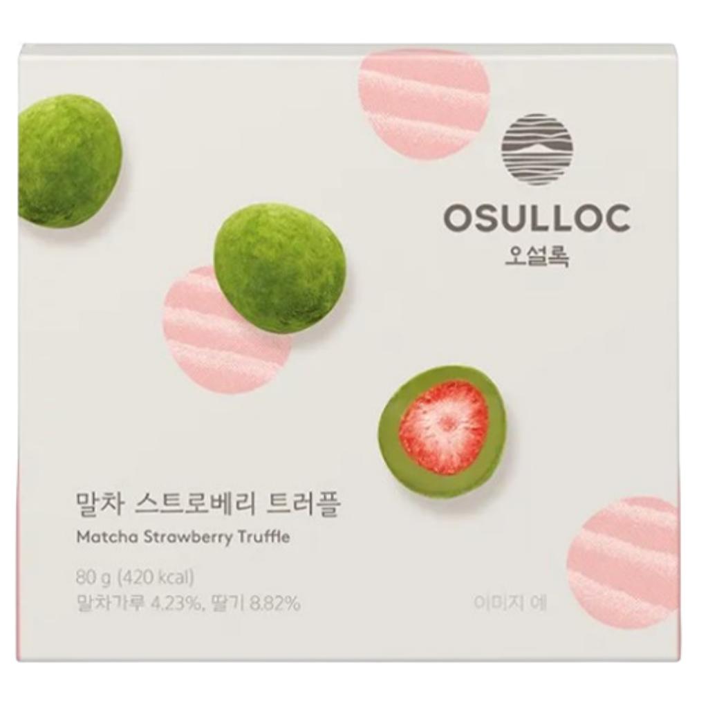 

[OSULLOC] Matcha Strawberry Truffle Snacks 80g