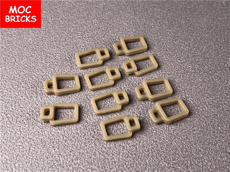 10pcs\lot MOC Bricks DIY Figure wear Dark Tan leggings Accessories Building blocks Toys for Children Dolls Xmas gifts