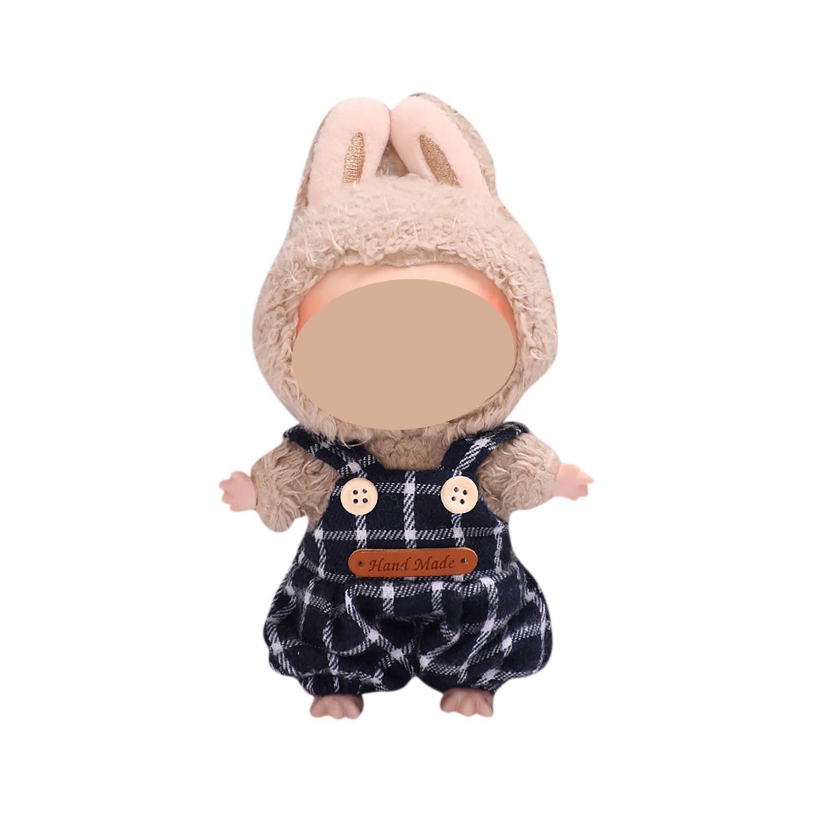 

Забавная одежда для кукол, плюшевые игрушки в стиле аниме и милые аксессуары,милые куклы одежда One Size чёрный