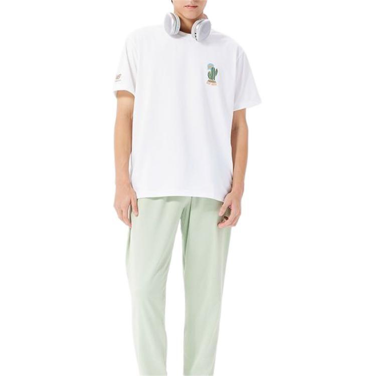 New Balance T Shirt Men's White AMT33356-WT