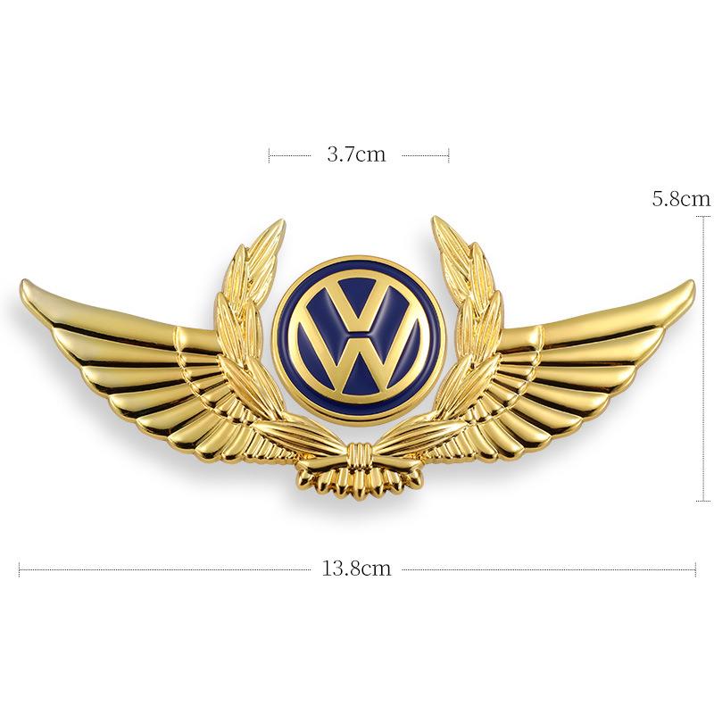 3D Car Stickers Metal Decoration Custom Badges Auto Decoration For VW Golf 5 6 7 Passat Tiguan Bora Touran Polo Bettle HZT-ZC-VW