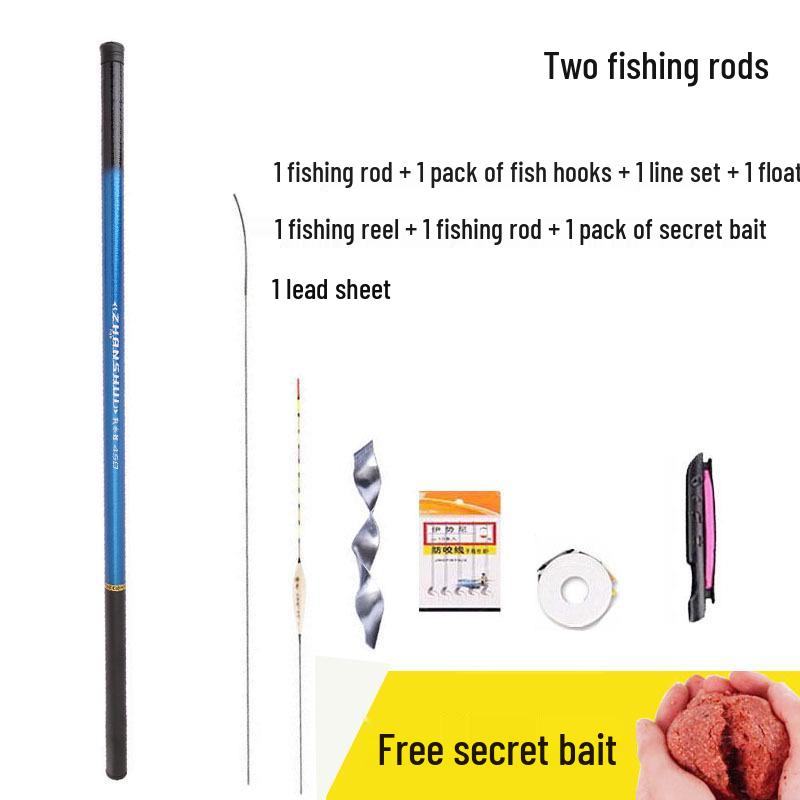 Ultra-Clear Ultra-Hard Beginner Stream Fishing Rod Set