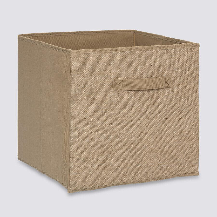 BOX FOR SHELVING 31x31cm JUTE Natural Durable