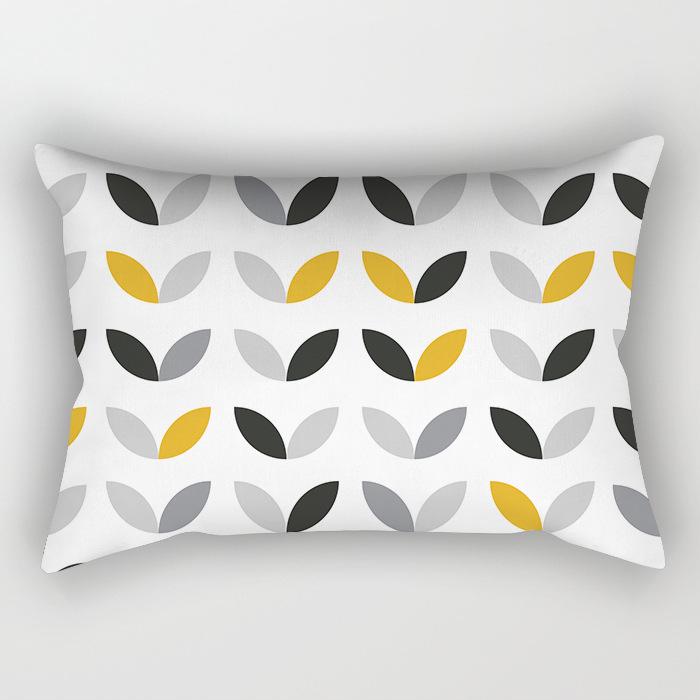 Prodotti per la casa Copricuscino a Strisce Geometriche Gialle Cuscino Nordico Copricuscino Lombare