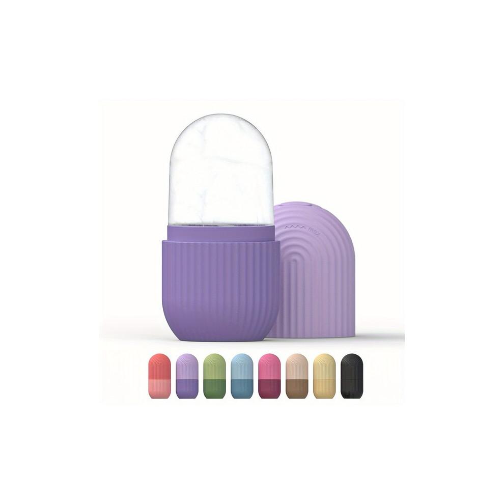 Silicone Ice Roller for Face and Eyes, Cold Compress Massage Tool, Fragrance-Free Battery-Free, Suitable for All Skin Types