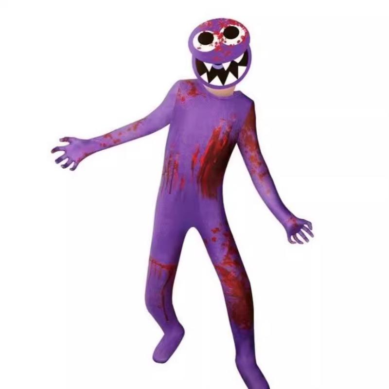 Halloween Rainbow Friends Spiel Blaues Monster Kostüm Einteiler Robles Spiel