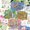 Infeel.Me My Little House Scenery Sticker (2.5D Miniature, Large Size) – Series 21 Children's Journal Toy
