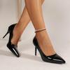 Ladies Pointed High Heels Shallow Mouth Elegant Single Shoe Simple Womens Pumps Small Niche Comfortable Work Shoes Mujer