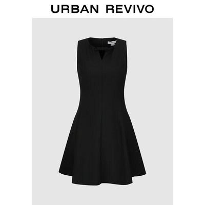 UR2026 Women's Casual Bow Sleeveless Dress