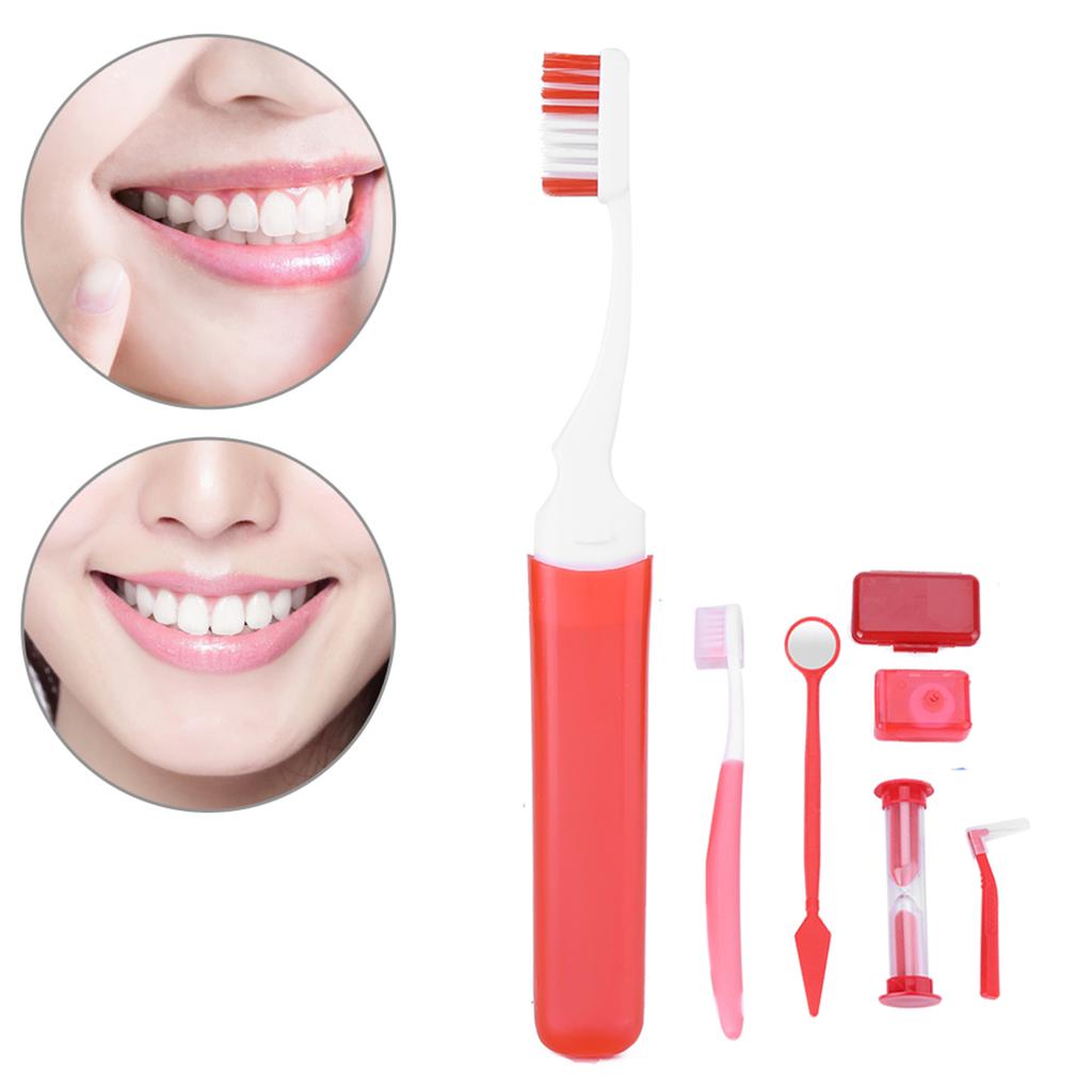 Zubní kartáček Ústní zrcátko Mezizubní kartáček Zubní nit Ústní nástroje Ortodontická ústní hygiena 01#