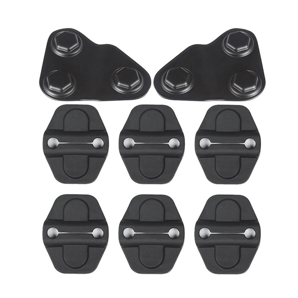8Pcs ABS Car Door Screw Protection Cover Trim Sticker for Jeep Wrangler JL JT 2018    2022 2023 Styling Accessories