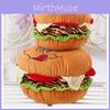 Creative Plush Toy Hamburger Cushion With Pp Cotton Filling For Kids Comfort And Gift