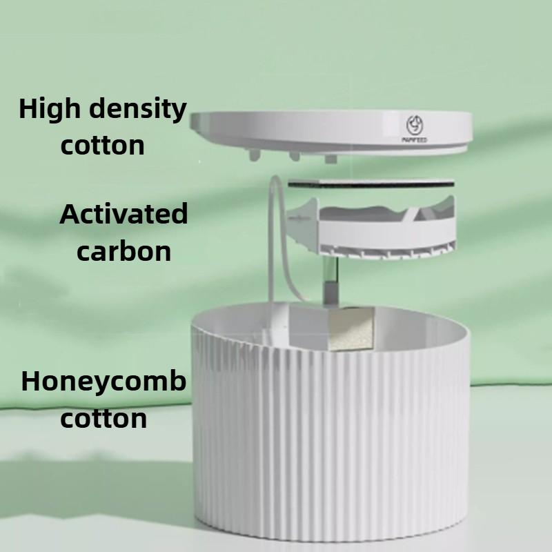 Automatic Cat Water Fountain 2L Large Capacity Dispenser Silent Wireless Cat Automatic Water Dispenser USB Powered Animal Exclusive Pet Products