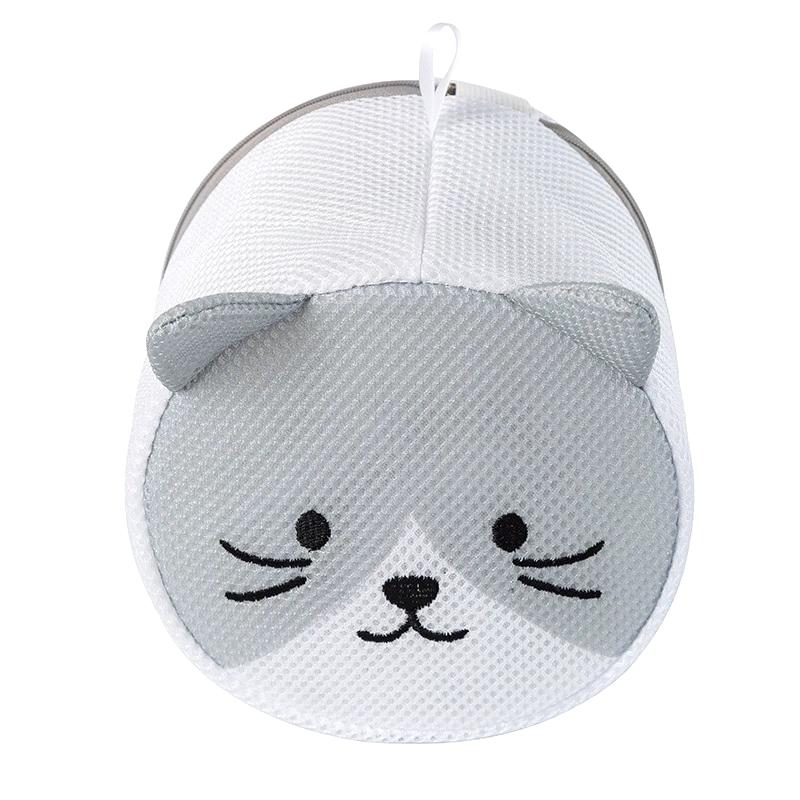 Machine-Wash Special Home Use Polyester Anti-Deformation Bra Mesh Bags Laundry Brassiere Bag Cleaning Underwear Sock Cartoon