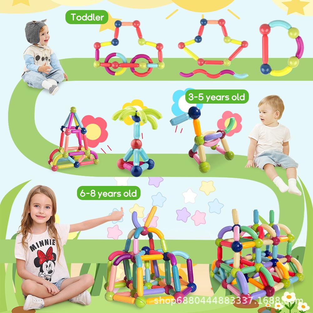 Magnetic Sticks Building Blocks: Versatile Educational Toys for Early Childhood