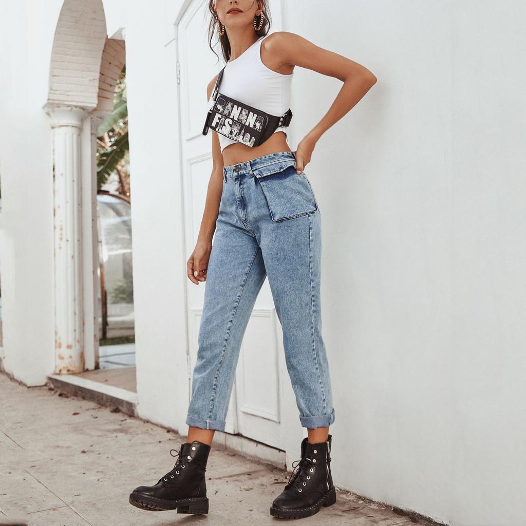 Slim Straight Leg Jeans 
