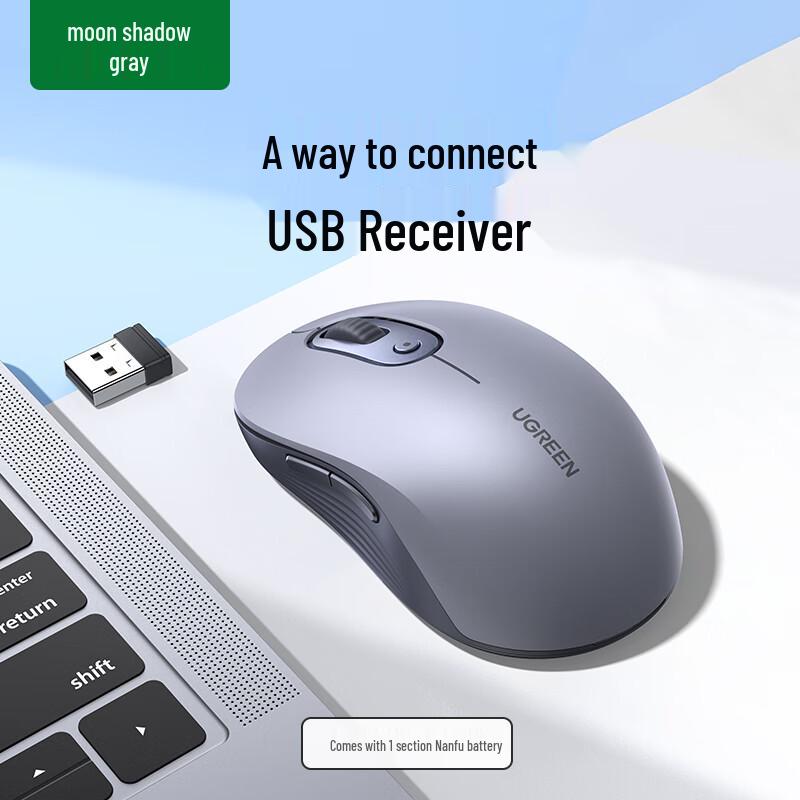 

UGREEN Wireless Dual Mode Silent Ergonomic Mouse