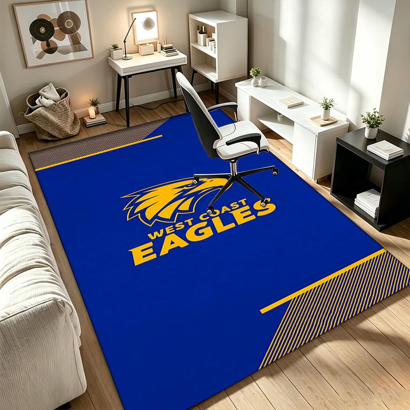 West Coast Eagles A Rug Suitable for Office Chair Areas Living Rooms and Computer Desks Perfect for Home Offices and an Ideal Holiday Gift