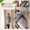 Coat Blouson Jacket Hooded Boa Silhouette [1/2style] [Nibunnoichi Style] Women's (Black, M)