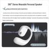 Wireless Bone Conduction Ear-hook Bluetooth Earphones: Sports Noise Cancelling, Long Battery Life, Compatible with Apple & Huawei