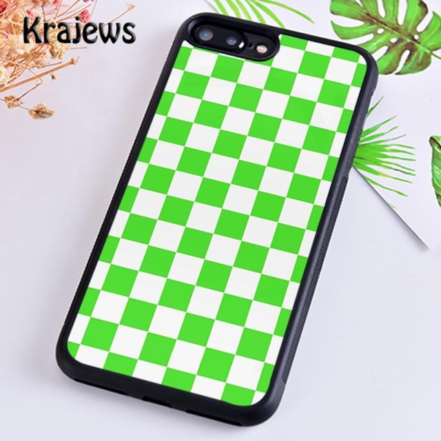 Checkerboard Plaid Checkered Phone Case Cover For iPhone 17 Air 16 15 14 Plus 12 13 Pro Max Coque Shell Fundas