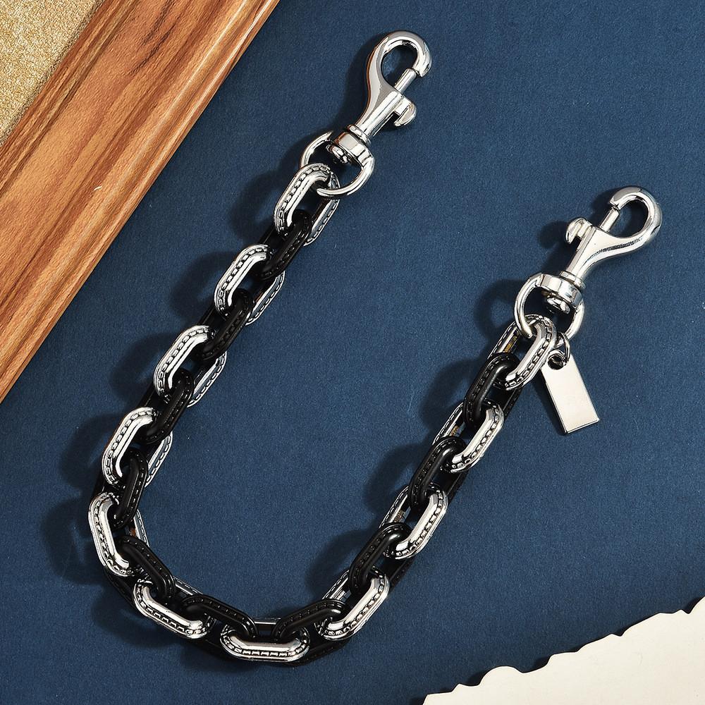 Vintage Metal Bag Chain With Hexagon Geometric Design For Fashionable Crossbody Accessories