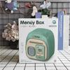 Kids' Cartoon Bear & Rabbit Piggy Bank with Password & Automatic Money Roller