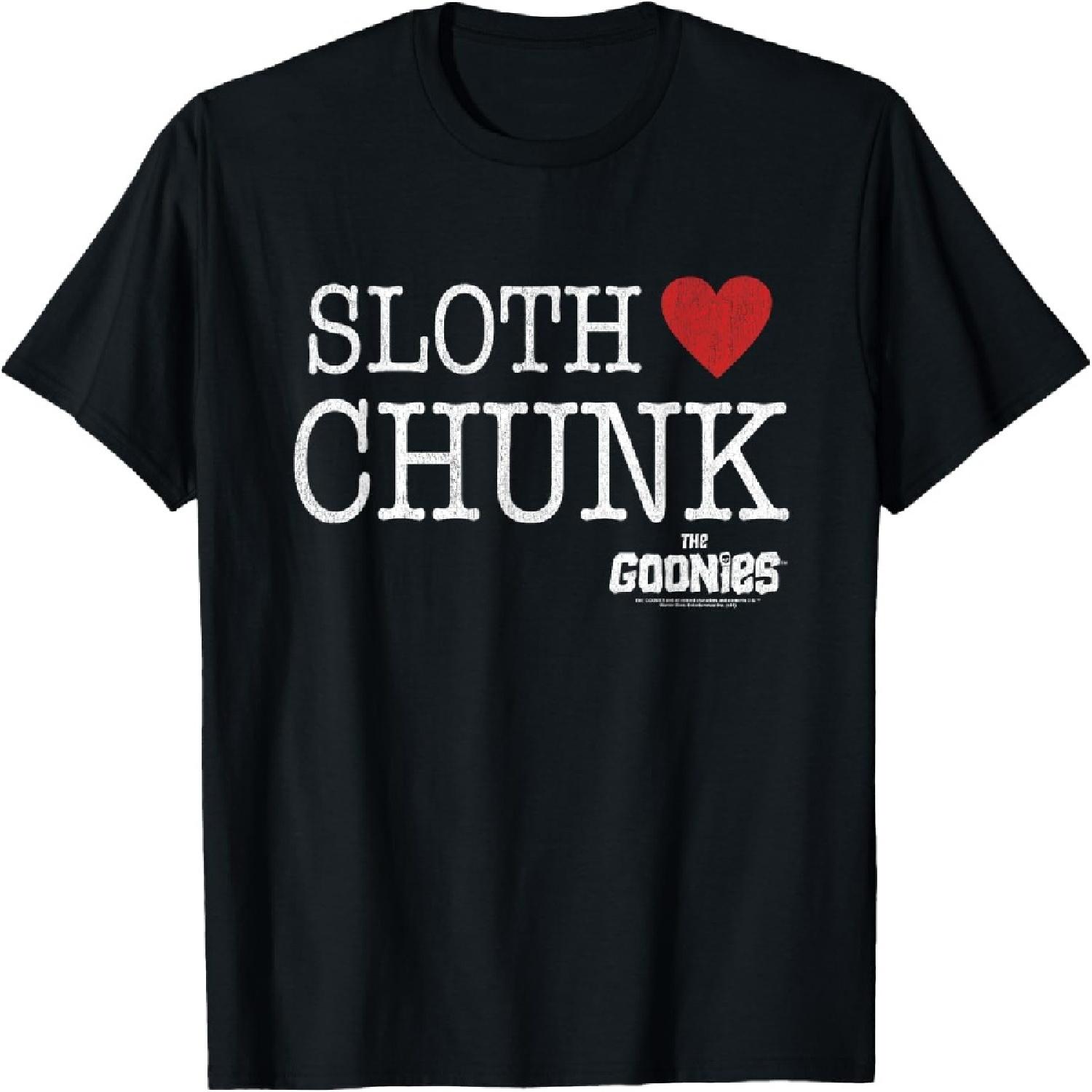 The Goonies Sloth Heart Chunk T-Shirt S
