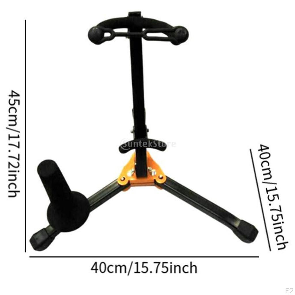 Foldable Saxophone Stand, Alto Tenor Sax Portable Lightweight Holder, Tripod Stand