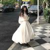 2026 Summer New European and American French Gentle Wind Waist Mesh Super Fairy Sweet Dress Women