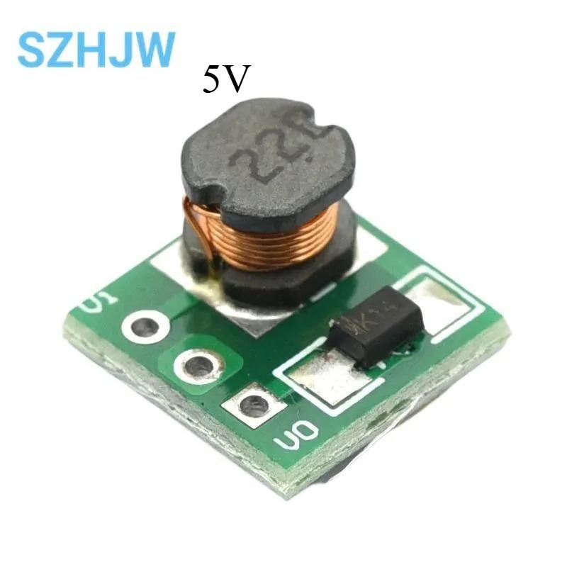 5 Stück 0,9-5V auf 5V DC-DC Step-Up Strommodul Spannungsbooster Konverter Platine 1,5V 1,8V 2,5V 3V 3,3V 3,7V 4,2V auf 5V
