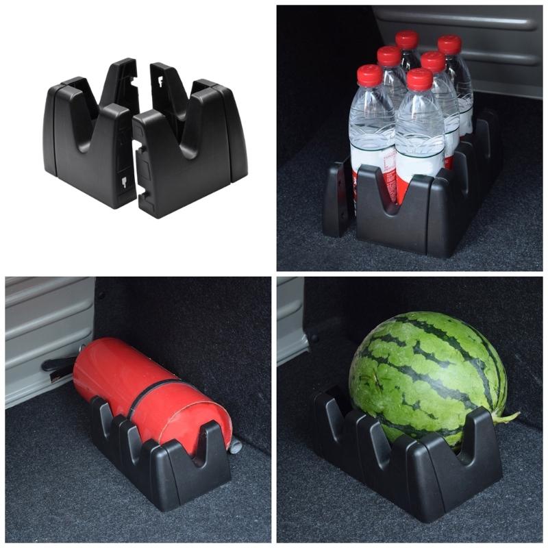 Set Of 4 Multipurpose Trunk Divider Blocks Rear Compartment Organizers Easy to Use for Efficient Storage In Car & Car
