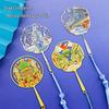 Harbin Central Street Landmark Fan-Shaped Metal Bookmark - Chinese Cultural and Creative Souvenir