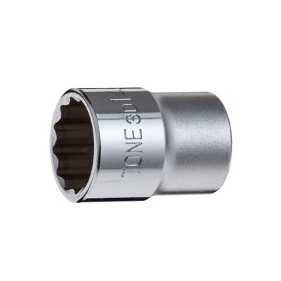 TONE Socket Drive Angle Width Across Flats 14mm (12-sided) 3D-14 9.5mm (3/8")