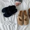 Mode Schnallenriemen Damen Mary Janes Ballerinas Schuhe Weiblich Flachschuhe Runde Zehenpartie Damen Ballerinas Mit Schuhen