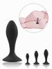 3 Sizes Unisex Silicone Rear Anal Plugs, Anal Trainers, SM Adult Sex Toys, Ladies Sex Toys, Sex Toys