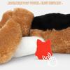 Dog Heartbeat Stuffed Toy, Interactive Pet Stuffed Plush Chew Dog Toy, Sleep Aid Fence Training Puppy Toys, Puppy Kitten Toys